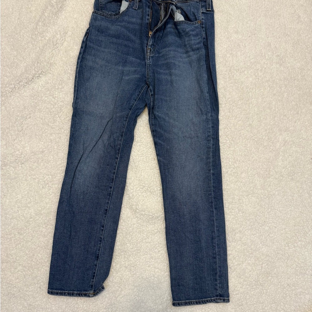 Madewell Women's Dark Blue Boyfriend Jeans